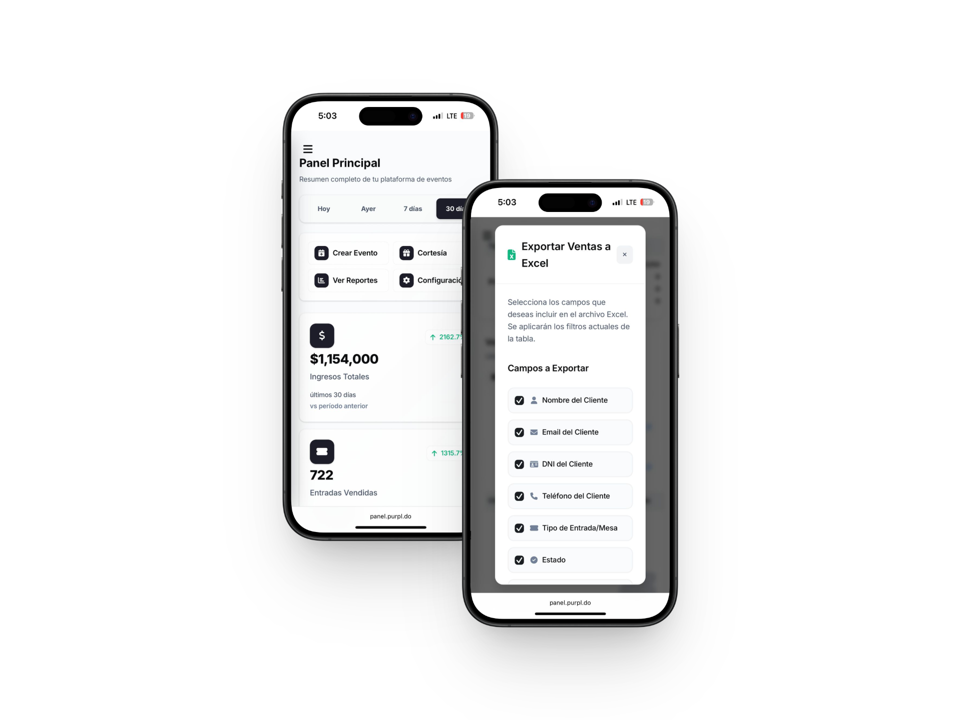 Organizadores Mockup